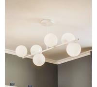 EMIBIG LIGHTING Lámpara de techo Kabo, 1 brazo, blanco, 6 luces