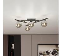 EMIBIG LIGHTING Lámpara de techo Smart, negro/grafito, 4 luces