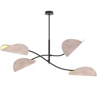 Emibig Lotus lámpara colgante 4x10 W gris/gris ceniza 1462/4