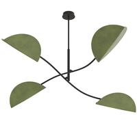 Emibig Lotus lámpara colgante 4x10 W verde 1461/4