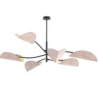 Emibig Lotus lámpara colgante 6x10 W gris/gris ceniza 1462/6