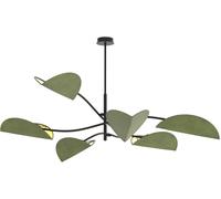 Emibig Lotus lámpara colgante 6x10 W verde 1461/6