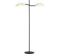 Emibig Lotus lámpara de pie 2x10 W blanco-negro-oro 1107/LP2