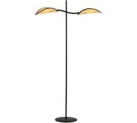 Emibig Lotus lámpara de pie 2x10 W negro-marrón 1108/LP2