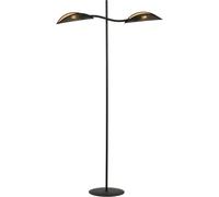Emibig Lotus lámpara de pie 2x10 W negro-oro 1106/LP2