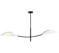 Emibig Lotus lámpara de techo 2x10 W blanco-negro-oro 1107/2
