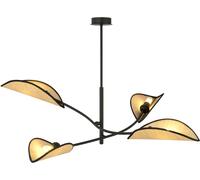 Emibig Lotus lámpara de techo 4x10 W negro-beige 1108/4