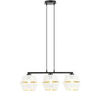 Emibig Piano lámpara colgante 3x15 W blanco-negro-oro 1182/3