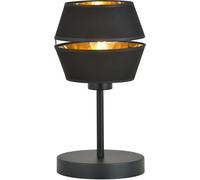 Emibig Piano lámpara de sobremesa 1x15 W negro-oro 1183/LN