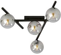 Emibig Smart lámpara de techo 4x10 W negro-grafito 1104/4