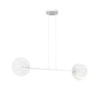 Emibig Xotic lámpara colgante 2x15 W blanco 1412/2