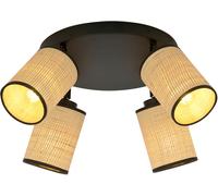 Emibig Yoga lámpara de techo 4x15 W negro-beige 1151/4PREM