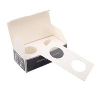 Emiif 50 soportes de cartón para monedas, 100 x 50 mm, fundas protectoras para monedas, vitrinas para suministros de colección de monedas (29 mm)