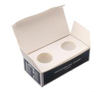 Emiif 50 soportes de cartón para monedas, 100 x 50 mm, fundas protectoras para monedas, vitrinas para suministros de colección de monedas (23 mm)