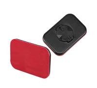 Emiif Adaptador de soporte de teléfono para Garmin, IGPSPORT, SRAM Bike Computer Brackets - Plantilla adhesiva universal con adhesivo fuerte, plástico negro 42 x 62 x 8 mm