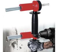 Emiif Adaptador escalador de aguja de martillo eléctrico para vástago SDS, removedor de óxido de aleación de acero endurecido con tecnología de impacto de 18 agujas, herramienta de perforación de