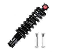 Emiif Amortiguador trasero de bicicleta para MTB y E-Scooter, cuerpo de aleación de aluminio con resorte de acero, capacidad de carga de 650 libras (550 libras 125 mm)