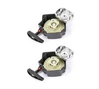 Emiif Arrancador de retroceso, arranque de retroceso, montaje de arranque de repuesto para desbrozadora de 49 cc 52 cc, recortadora de 66 mm, paquete de 2