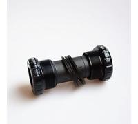 Emiif BSA - Pedalier de aleación de aluminio de 24 mm para bicicleta de carretera MTB de 68-73 mm, cojinete de bielas compatible con Shimano Hollowtech II XTR XT SLX