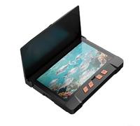 Emiif Buscador de profundidad de peces LCD de 7 pulgadas con pantalla 3000NIT, detector visual subacuático de peces para pesca en hielo en el lago del mar