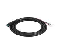 Emiif Cable controlador de salpicadero para scooter eléctrico Xiaomi 3 Lite, cable de línea de datos de 46.7 pulgadas, plástico negro compatible con Xiaomi Three Lite