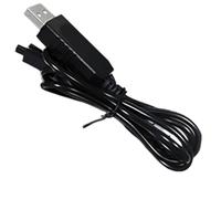 Emiif Cable de carga USB para cambio electrónico Shimano Di2 8070, compatible con sistemas de batería Di2, 90 mm de longitud, color negro