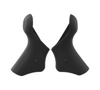 Emiif Cubiertas de palanca de freno de silicona para Shimano ST-5600/5601/6600, fundas antideslizantes para palanca de cambios para bicicleta de carretera, agarre mejorado y resistente a la intemperie