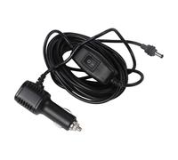 Emiif Ethernet - Cargador de coche con pantalla digital 3 en 1, cable de alimentación CC con USB-C PD de 20 W y USB-A QC de 18 W para Starlink Mini (16.4 pies)