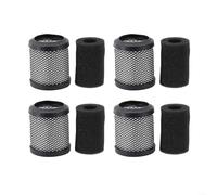 Emiif Filtro de vacío de repuesto para Hoover T116 para aspiradora H 100 Series, lavable y reutilizable, juego de filtros de motor de poste de escape (juego de 4)