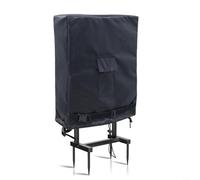 Emiif Funda para manguera de jardín, tela Oxford 420D fiable con diseño resistente a la intemperie y bolsillo frontal de almacenamiento, color negro