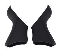 Emiif Fundas para palanca de cambios de freno de bicicleta de carretera, cubiertas de gel de sílice, compatibles con Shimano Sora Claris ST2400 ST3500, color negro