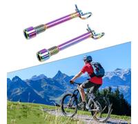 Emiif Juego de pernos y pasadores de pastillas de freno de disco hidráulico de aleación para bicicleta con clips circulares, compatible con pinzas de freno Shimano y SRAM, color dorado