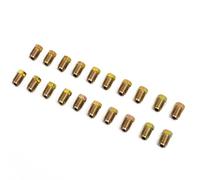 Emiif Kit de accesorios de línea de freno para tubo de 3/16 pulgadas, juego de 20 piezas con abocardado invertido y tuercas de unión métricas