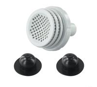 Emiif Kit de conector de filtro de piscina Intex y tapón de agujero - Repuesto para chorro de agua 25022E - Se adapta a Coleman/Summer Escape