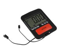 Emiif Monitor de contador de máquina de remo, pantalla LCD para paso a paso con conector SM#, plástico negro, 120 x 98 mm, calorías, kilometraje, tiempo total