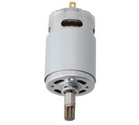 Emiif Motor de 8 dientes de 18 V RS-550VD-6532 H3 para WORX WX390 WU390 50027484 y Rockwell Tools, motor CC de metal plateado con 38 mm de diámetro