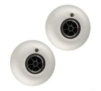 Emiif Pack de 2 ruedas hinchables para carrito de playa de 12 pulgadas para kayak, camping, carro, ruedas anchas de arena