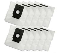 Emiif Paquete de 4/10 bolsas de polvo para robot aspirador EZVIZ RC3 Plus/RE4 Plus/RE4 Plus/RE5 Plus, telas no tejidas, filtración de recogida de polvo de gran capacidad de 4 L (paquete de 10)