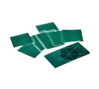 Emiif Película de visualización magnética de 25 x 35 mm, 40 x 45 mm, 30 x 50 mm, color verde, para estudiar campos magnéticos, tamaño ligero y portátil