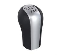 Emiif Pomo de palanca de cambios de 5/6 velocidades para Toyota Corolla, Yaris, Vitz y RAV4 con acabado cromado mate (6 velocidades)