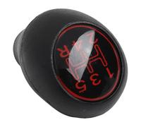 Emiif Pomo de palanca de cambios manual de 5 velocidades para Peugeot 205 GTI CTI TD 1.6 1.9, 504, 505, 309 - Mango de plástico con numeración plateada/naranja/verde/rojo