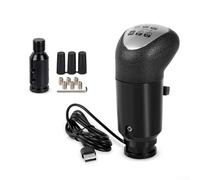 Emiif Pomo de palanca de cambios USB para Logitech G29 G27 G25 con interruptor de marcha alta y baja para juegos de carreras ETS2 ATS PC