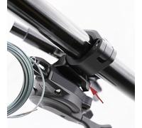 Emiif Soporte de palanca de cambios de aleación de aluminio para SRAM compatible con frenos ISpec EV, compatible con M4100/M6100/M7100/M8100/M9100 Series, 34 x 28 mm, negro