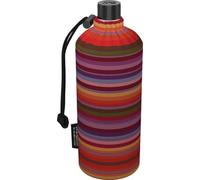 Emil - die Flasche® Botella "BIO-Rayas" - 0,75 L, botella de boca ancha Emil - die Flasche®
