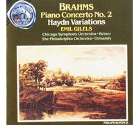 Emil Gilels Brahms: Piano Concerto No. 2 / Haydn Variatio (CD) (Importación USA)