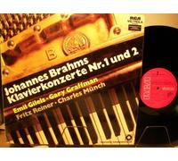 EMIL GILELS - GARY GRAFFMAN - FRITZ REINER - CHARLES MÜNCH - BRAHMS - KLAVIERKONZERTE NR.1 und NR.2 - DEUTSCHER SCHALLPLATTENCLUB - 2LP - SONDERAUFLAGE - VINYL [Vinyl] EMIL GILELS - GARY GRAFFMAN - FRITZ REINER - CHARLES MÜNCH
