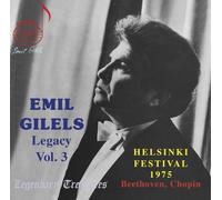 Emil Gilels Legacy Vol. 3: Live, Helsinki Festival, August 24, 1975