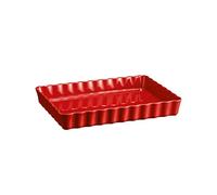 Emile Henry eh026038 - Tortera (Rectangular, cerámica, 33, 5 x 24 x 5 cm), cerámica, Grand Cru, 33,5 x 24 x 5 cm