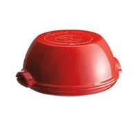 Emile Henry EH349507 - Juego de Pan para casa, cerámica, 32, 5 x 30 x 15 cm, Color Rojo