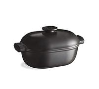 Emile Henry EH776645 0 - Olla ovalada 6 (4,5 L), color pizarra